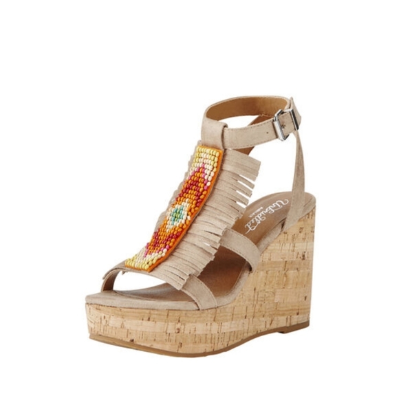 Ariat Shoes - NIB - Ariat | Unbridled Lolita Cork Wedge Sandals